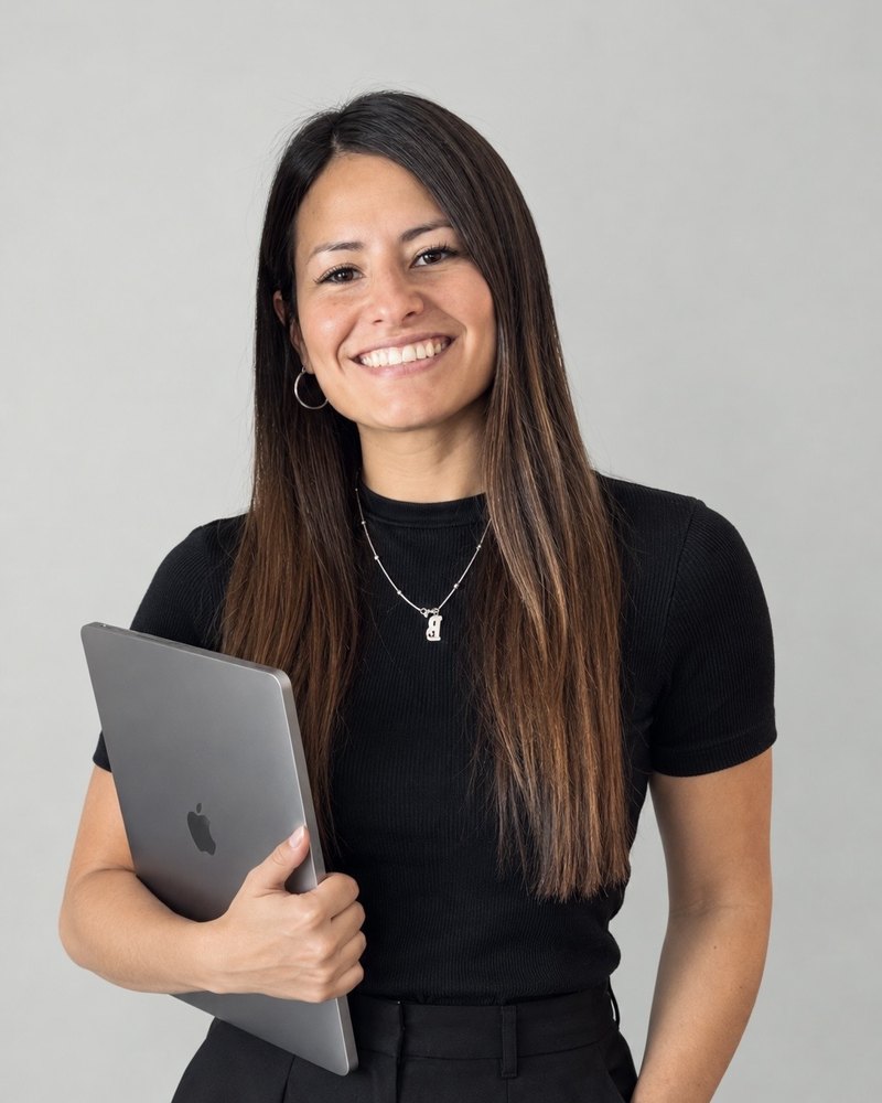 Belén Lovrich con notebook